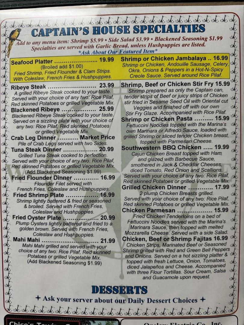 Capt. Bob Beck's Marina Cafe