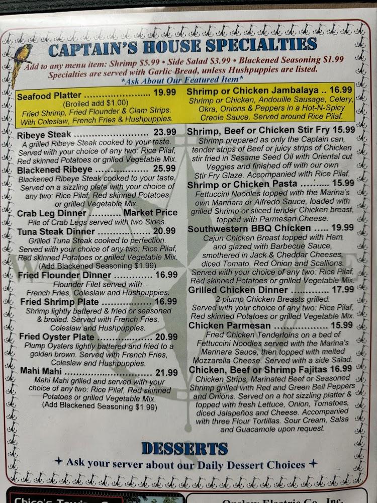 Capt. Bob Beck's Marina Cafe Captain's Greek Salad