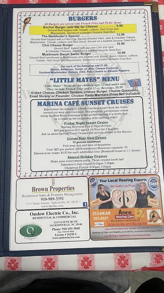 Capt. Bob Beck's Marina Cafe Menu image 4